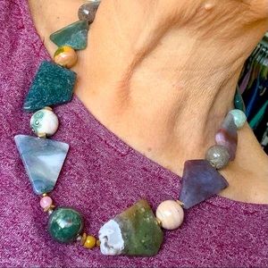 Jasper Necklace & Earring Set